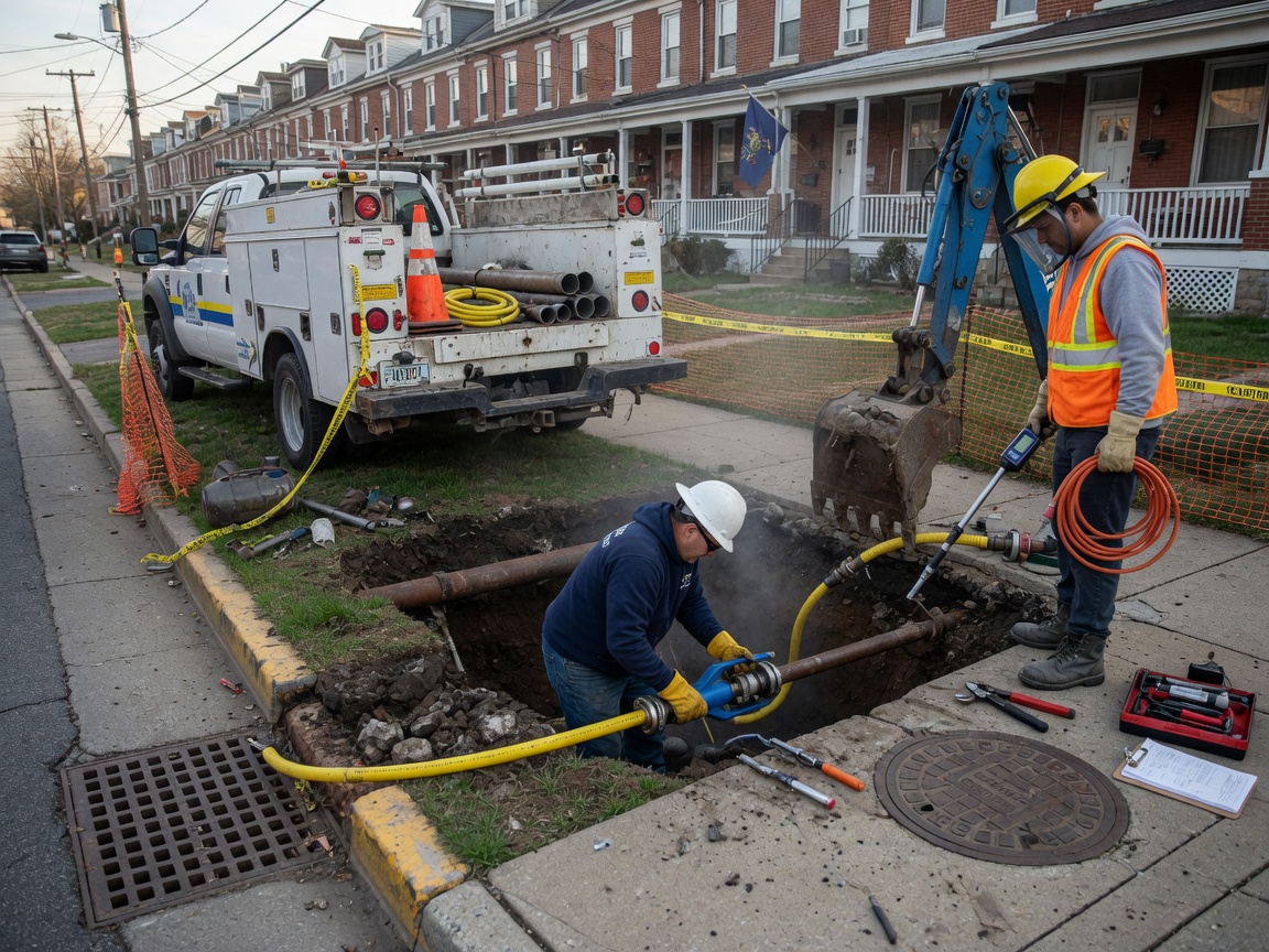 Burst Pipe Repair in Palmyra, PA 17078