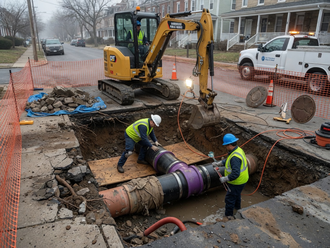 Sewer Line Repair in Harrisburg, PA